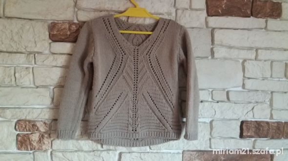sweterek ażurkowy 3 4 latka