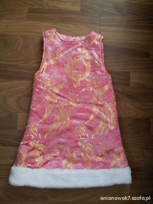 Różowa sukieneczko tunika