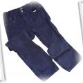 Fioletowe sztruksowe spodnie 146 152