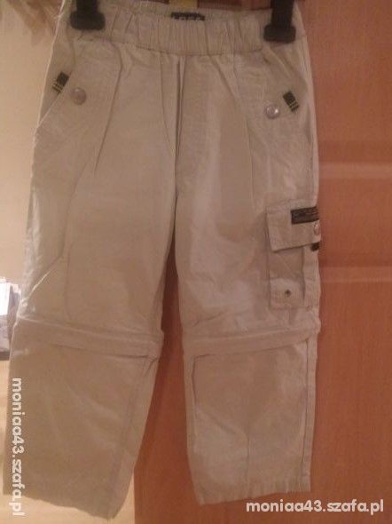 Spodnie odpinane nogawki 110cm 5 lat
