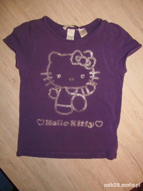koszulka H&M 110 116 Hello Kitty