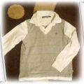 Elegancka bluzka koszulo swetr 8 l