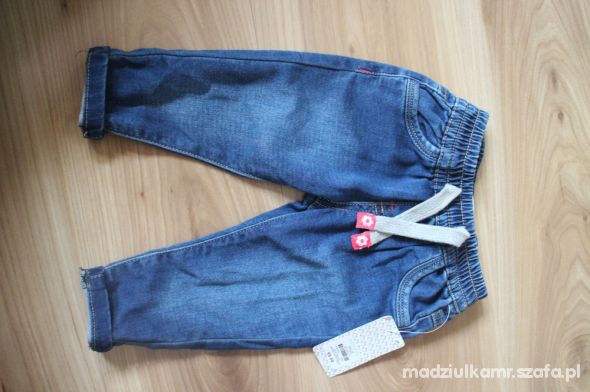 Nowe jeansy spodnie 3 6 miesiecy 68 74