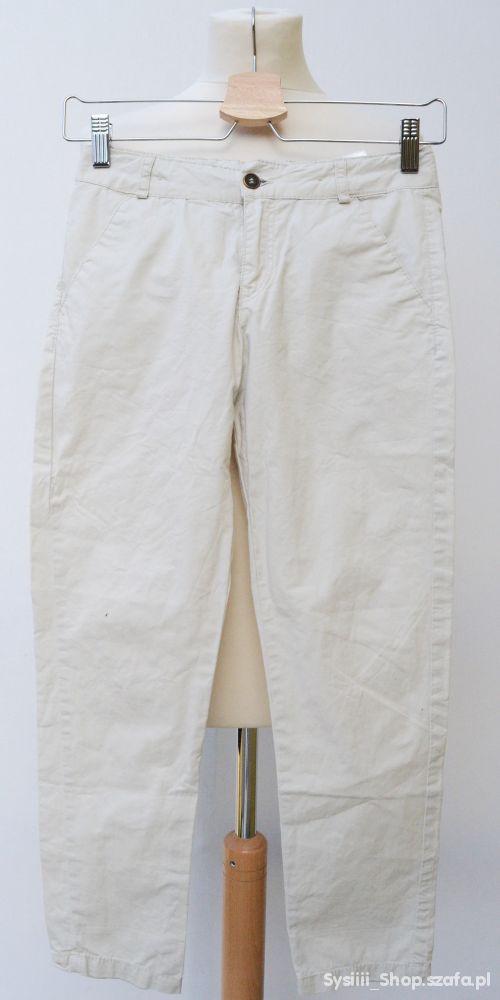 Spodnie Beżowe Men Eleganckie H&M 140 cm 9 10 lat