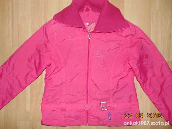 Różowa kurtka dla dziewczynki rozm 146