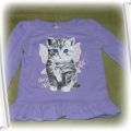fioletowa bluzeczka z kotkiem 92