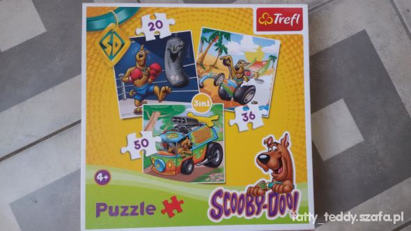 Puzzle Scooby Doo 3 w 1