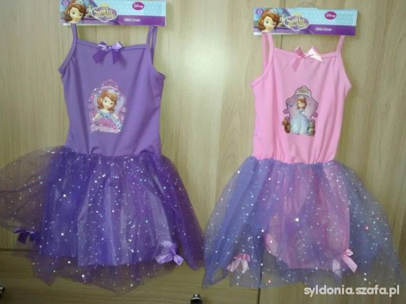 Disney Księżniczka Zosia sukienka tiul 2 do 5 lat
