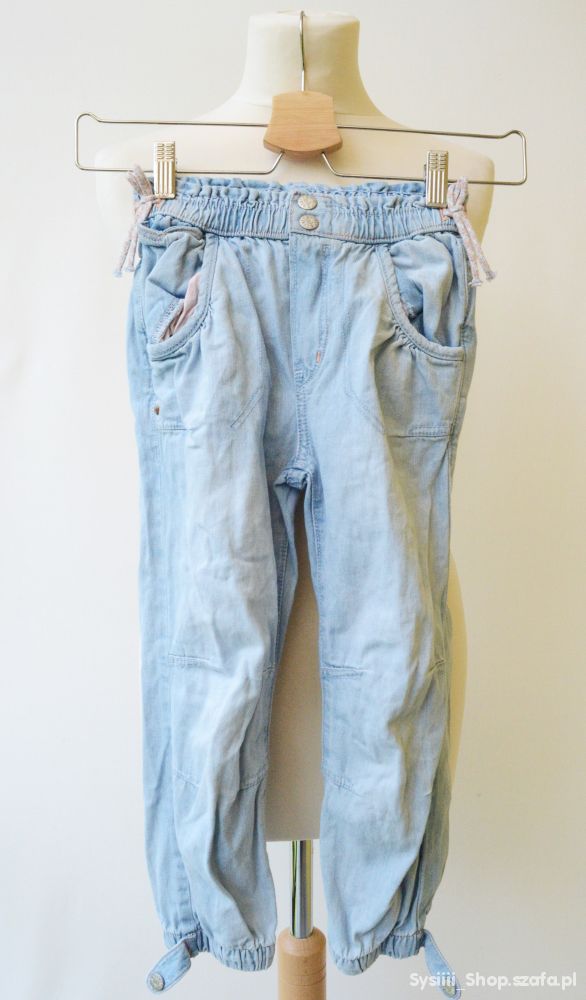 Spodnie Jeans H&M Gumki Now 116 cm 5 6 lat Dzins