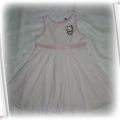 HM Hello Kitty biała sukienka roz 2 3 lata 92 98