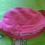 Różowy kapelusik dla dziewczynki 50 cm