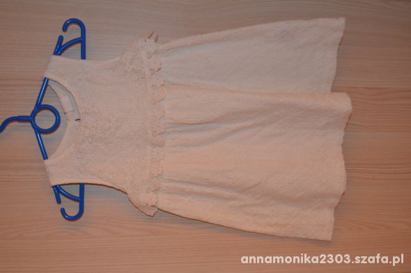 Kremowa sukienk H&M