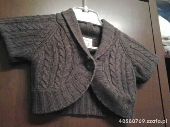 brazowy sweterek
