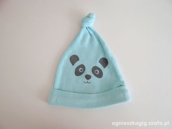 Cool Club czapka niemowlęca turkusowa w pande