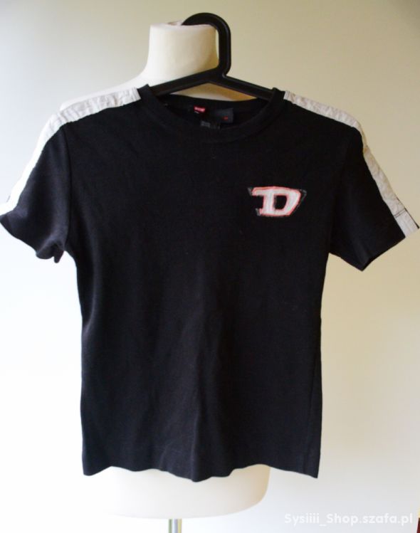 Bluzka Czarna T Shirt Diesel L 40 152 cm 11 12 lat