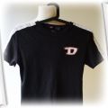 Bluzka Czarna T Shirt Diesel L 40 152 cm 11 12 lat