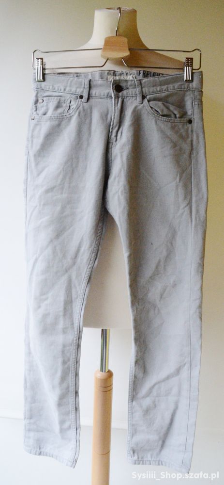 Spodnie Szare Paseczki H&M Logg 152 cm 11 12 lat