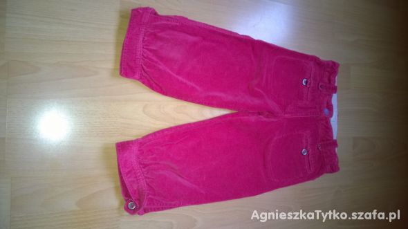 Spodnie jeansy sztruks ENDO 128cm na 7 do 8 lat