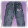 Spodnie jeansowe ocieplane 128