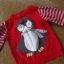 Sweterek pingwinek zima 68 cm