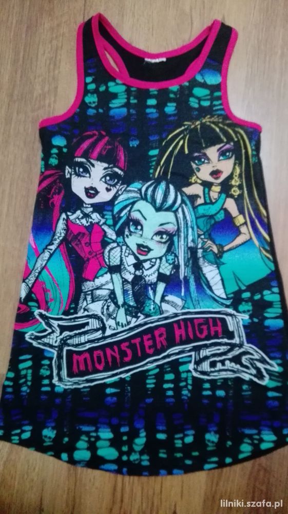 Monster high sukienka tunika top