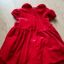 Sukienka aksamitna czerwona rozmiar 68
