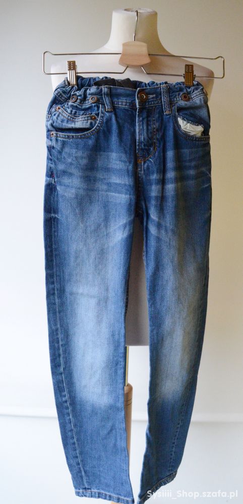 Spodnie Zara 11 12 lat 152 cm Jeans Gumka Dzins