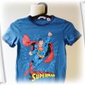 Bluzka Niebieska Superman 122 cm 6 8 lat H&M