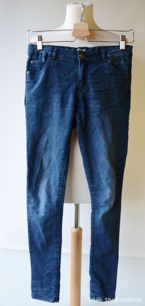 Spodnie Cubus 158 cm Jeansowe Rurki Gumka
