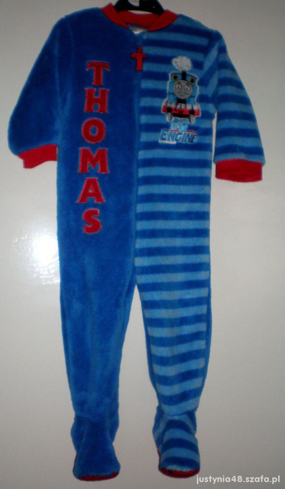 puszysty pajac piżama Thomas do 18m jak nowy 86