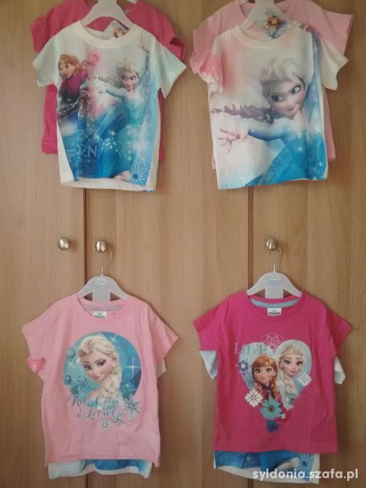 Disney Frozen Kraina Lodu Nowe koszulki bluzki