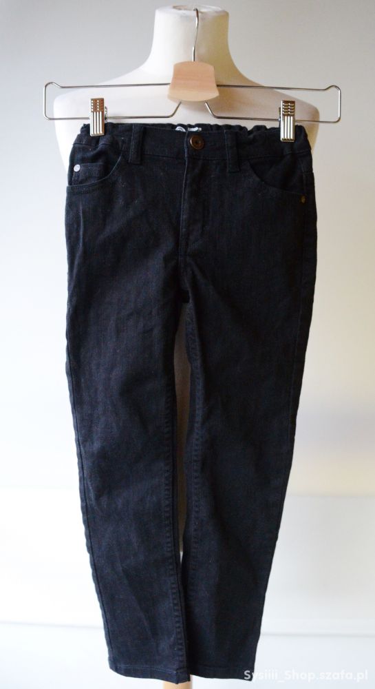 Spodnie Czarne Cubus 122 cm Slim Stretch 5 6 lat