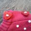 Sweterek czerwony w kropki Hello Kity