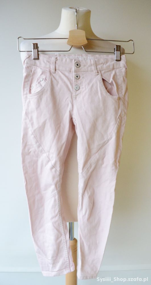 Spodnie Róż Pudrowy 128 cm 7 8 lat Lindex Girls