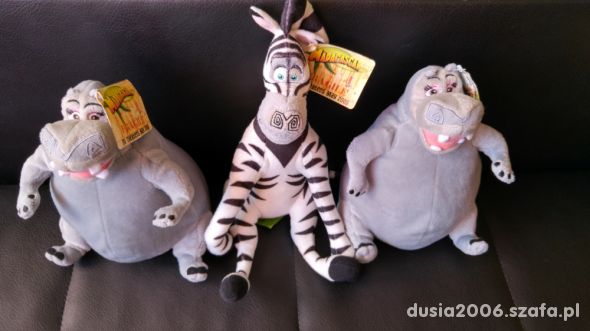 Madagascar maskotki nowe