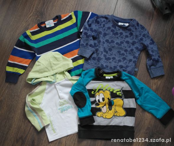 Disney bluzki sweterek 74 80