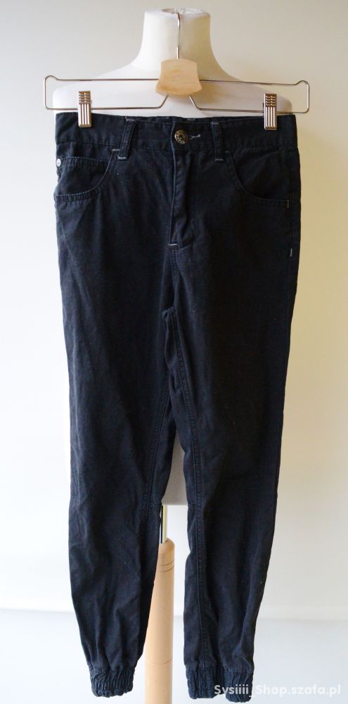 Spodnie Gumki Czarne Cubus 140 cm 10 lat
