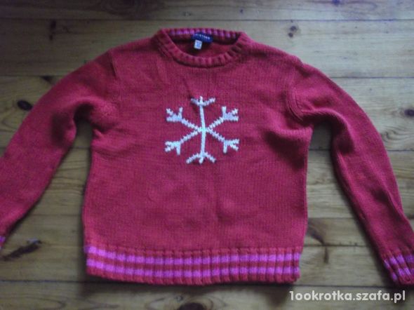 Sweter dla dziewczynki rozmiar 128