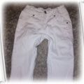 Spodnie jeans biale 116