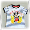 Bluzka z krótkim rękawem Disney Myszka Miki r98cm
