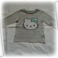 Hello Kitty szara bluzka dł rękaw roz 6 7 lat