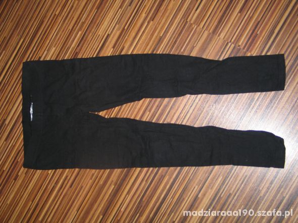 czarne legginsy dziewczece rozmiar 134