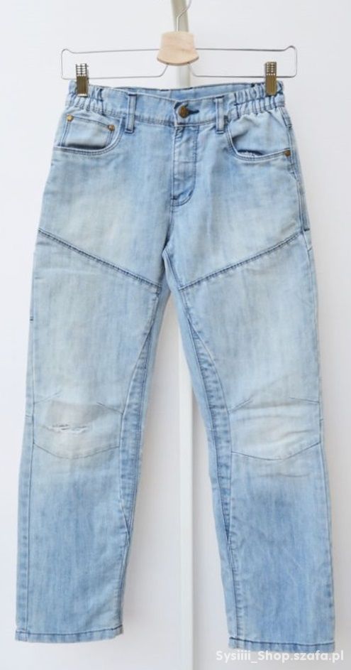 Spodnie Jeansy Jeans Dziury C&A 146 cm Dzinsy