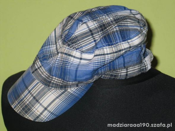 niebieska czapka z daszkiem rozmiar 86