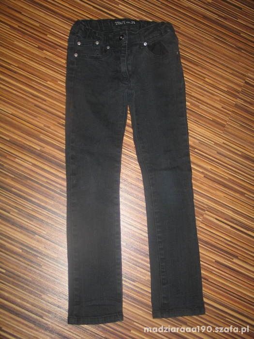czarne jeansy Tracy rozmiar 134