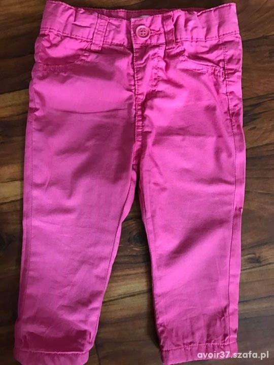 Różowe spodnie 80