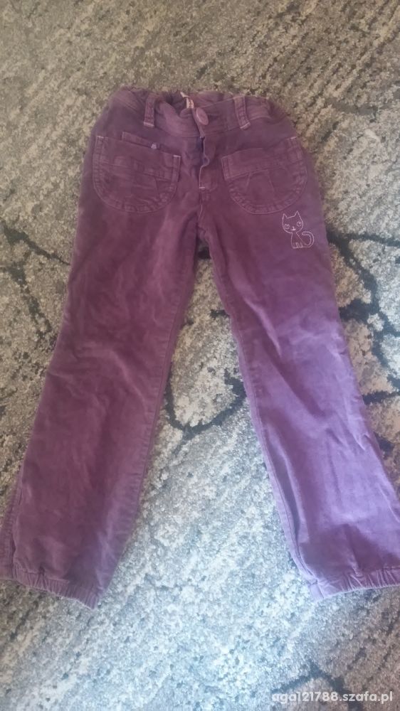 Fioletowe spodnie