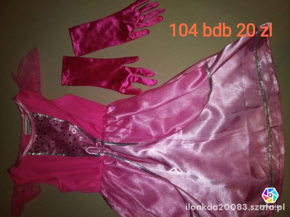 104 strój księżniczki BDB