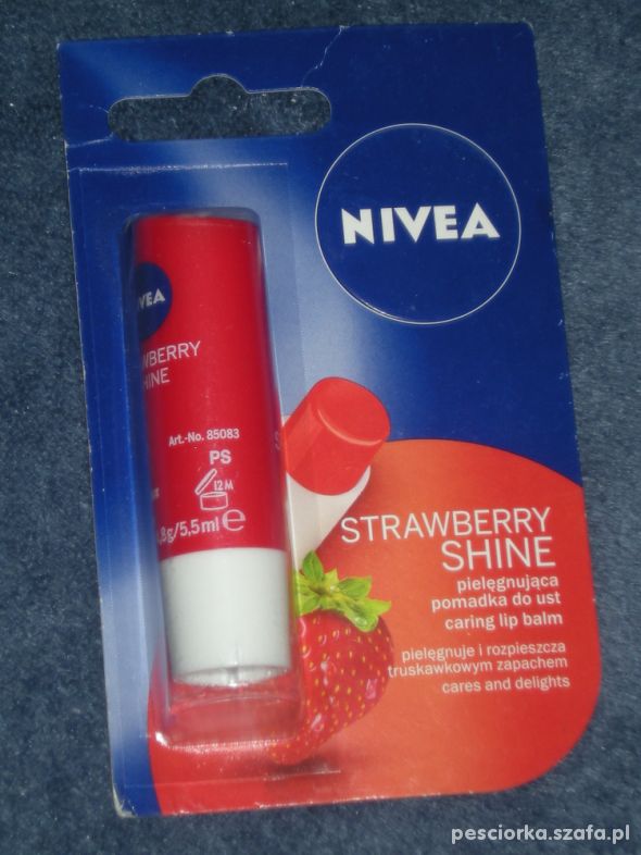 Pomadka ochronna Nivea Fruity Shine Strawberry