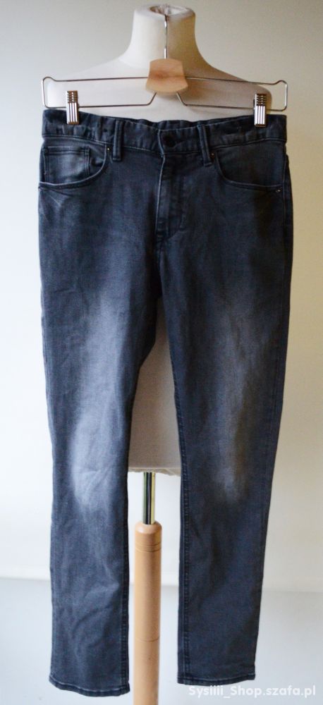 Spodnie Szare H&M 152 cm 11 12 lat Skinny Fit Boys